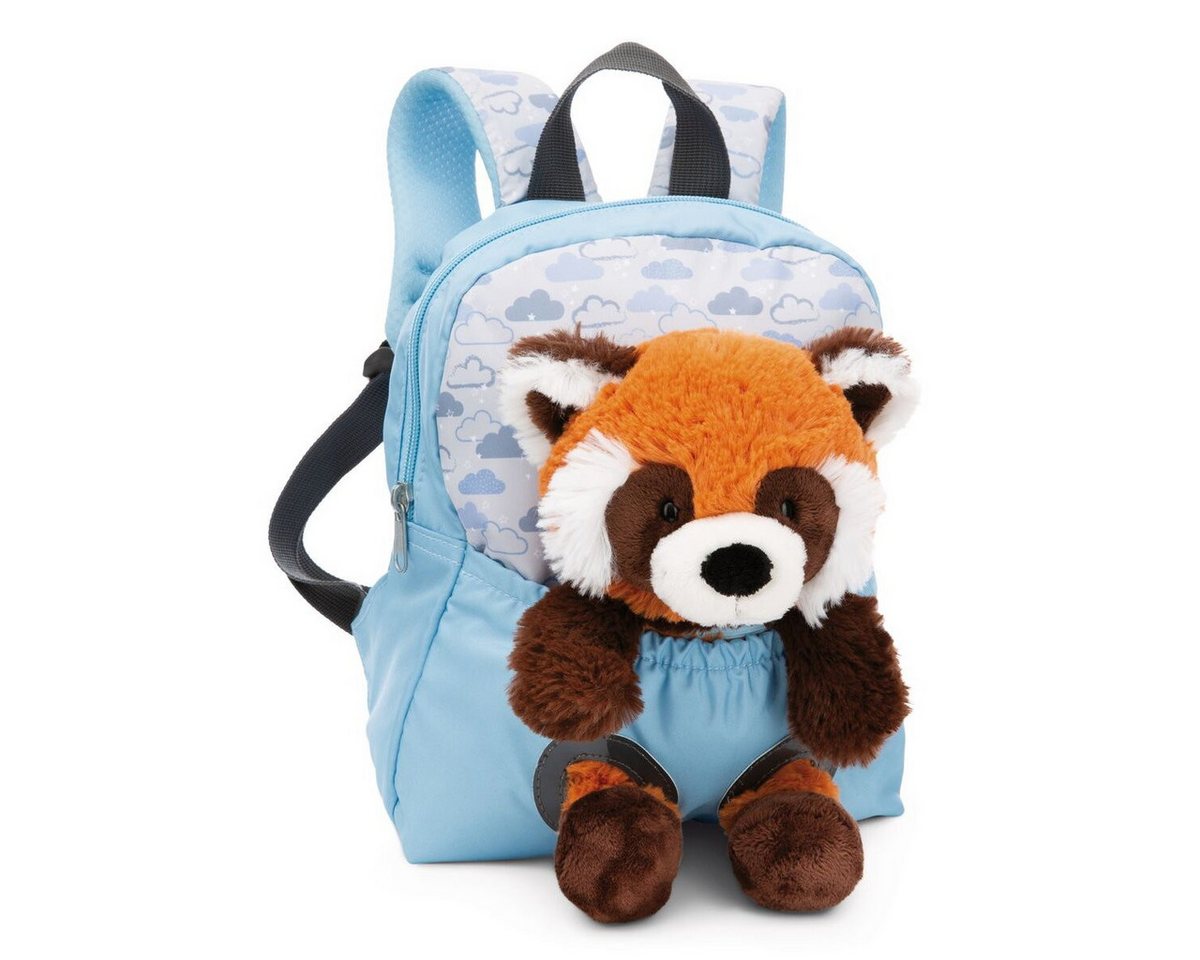 Nici Rucksack NICI Rucksack mit Roter Panda Plüschtier blau von Nici