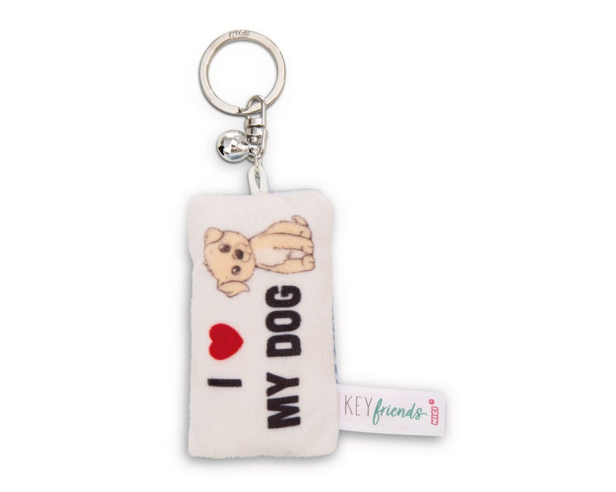 Nici Schlüsselanhänger NICI Schlüsselanhänger Mini Plüschkissen "I Herz my dog" m. Glöckchen Nici Schlüsselanhänger NICI Schlüsselanhänger Mini Plüschkissen "I Herz my dog" m. Glöckchen von Nici