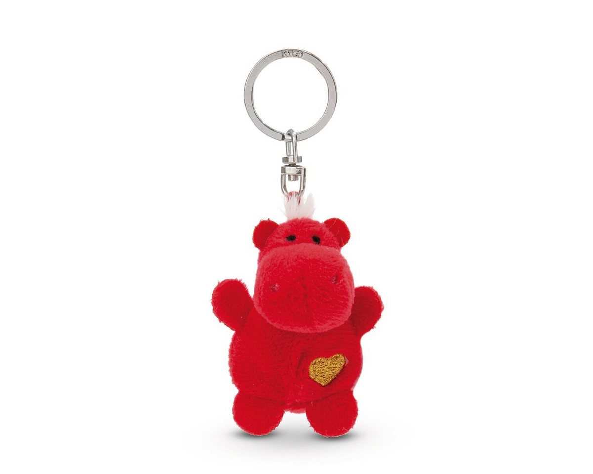 Nici Schlüsselanhänger NICI Schlüsselanhänger Rotes Nilpferd mit Herz von Nici