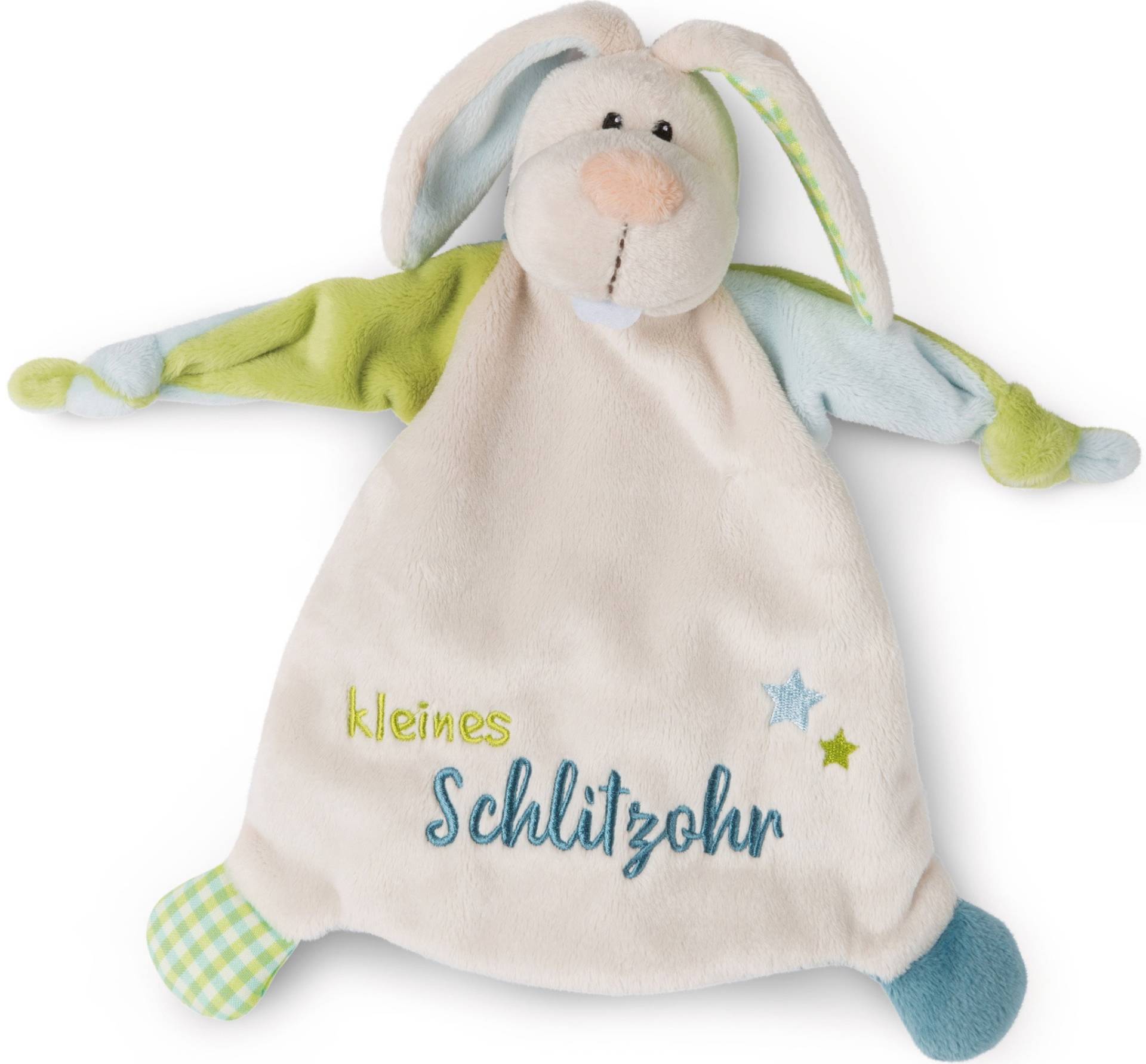 Nici Schmusetuch "My First NICI Kollektion, Hase, Kleines Schlitzohr" mit aufgestickten Augen von Nici