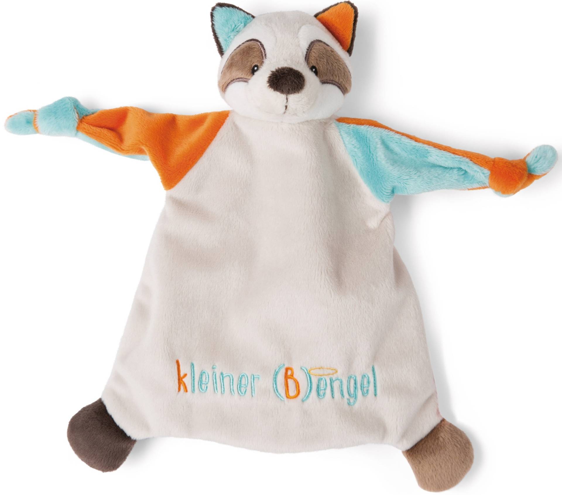 Nici Schmusetuch "My First NICI Kollektion, Waschbär, Kleiner Bengel" mit aufgestickten Augen von Nici