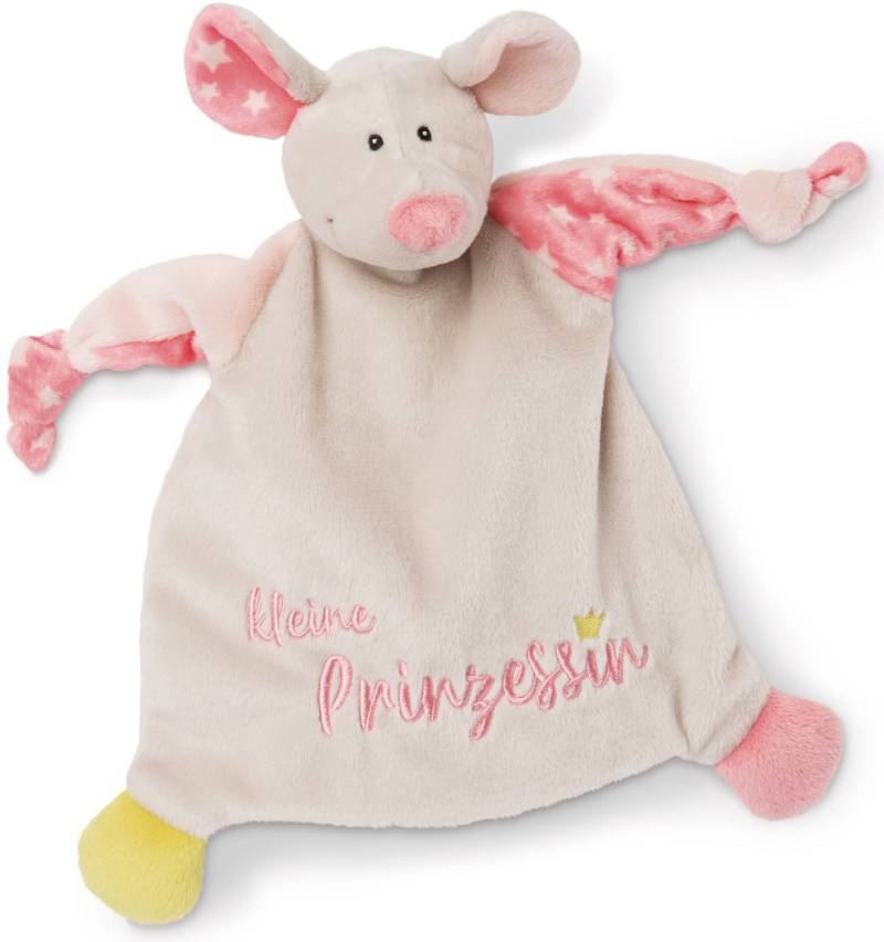 Nici Schmusetuch "My first NICI Kollektion, Maus, Kleine Prinzessin" mit aufgestickten Augen von Nici