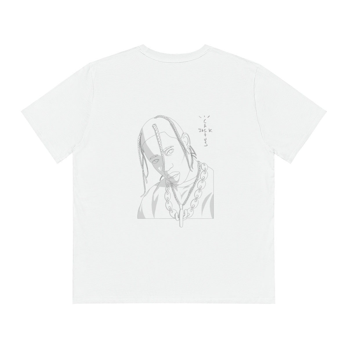 Eco-Friendly T-Shirt Travis Scott Portrait Eco-Friendly T-Shirt Travis Scott Portrait von NickLgr