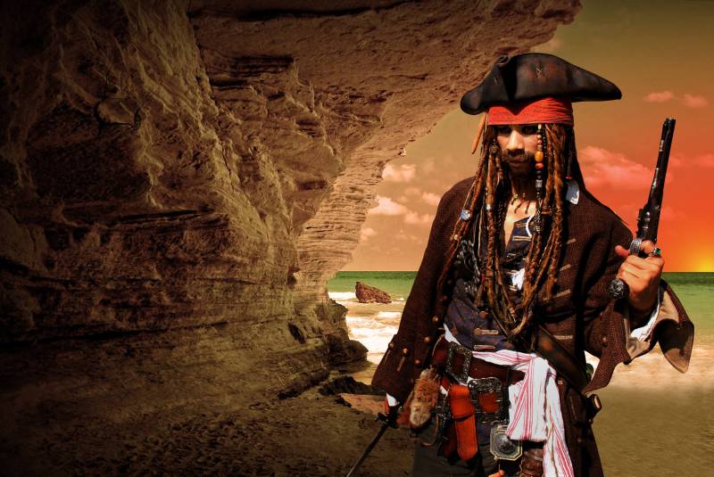 Captain Jack Sparrow Kostüm Komplette Garderobe | An Den Anfang Der Warteliste Verschieben von Nickanthony