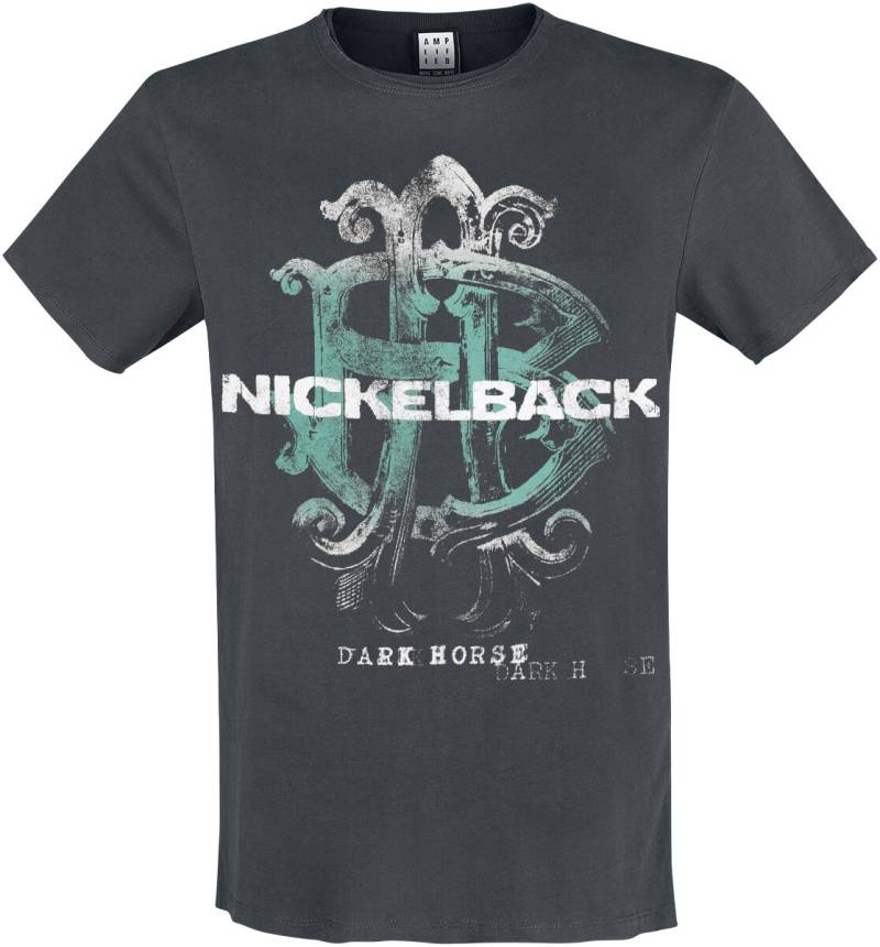 Nickelback Dark horse T-Shirt charcoal in XXL von Nickelback