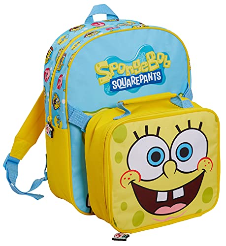 Spongebob Squarepants Kinder-Rucksack mit kühler, isolierter Lunchtasche von SPONGEBOB SQUAREPANTS