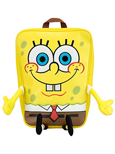 SPONGEBOB SQUAREPANTS Schultaschen | Schwammkopf Jungen Kindergartenrucksack | Rucksack Kinder | Gelb Einheitsgröße von SPONGEBOB SQUAREPANTS