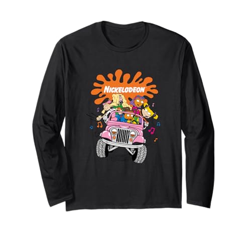 Nickelodeon Girls Jeep Ride Fun 90s Cartoon Vibes Langarmshirt Nickelodeon Girls Jeep Ride Fun 90s Cartoon Vibes Langarmshirt von Nickelodeon