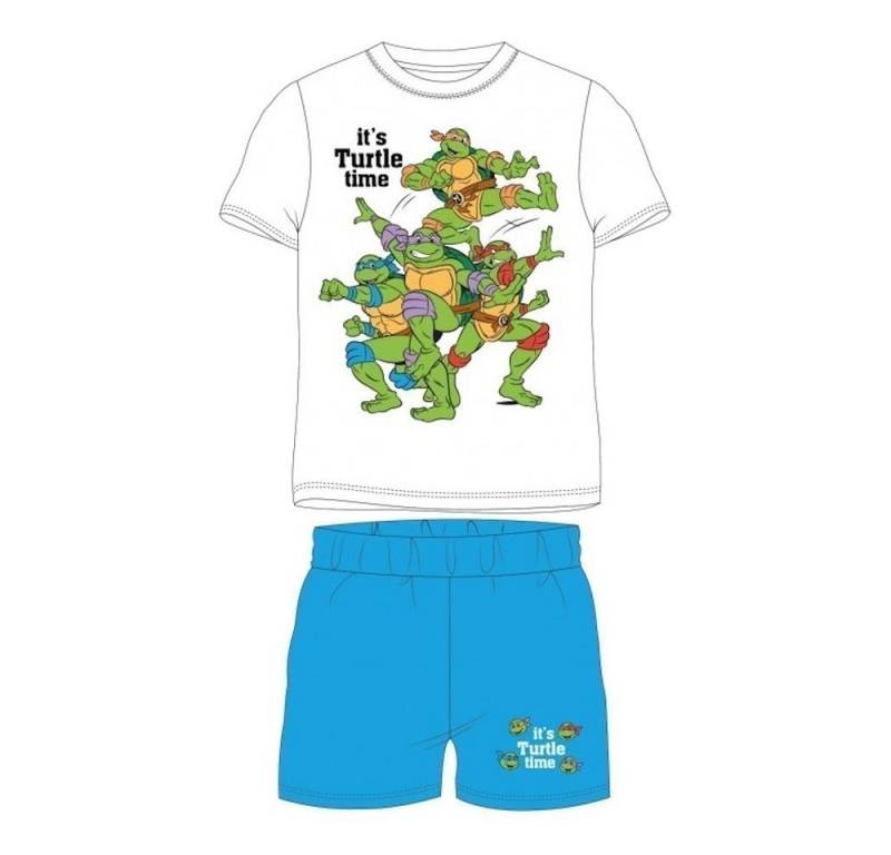 Nickelodeon Pyjama Turtles Jungen-Pyjama "it's Turtle time", Kurzarm, Gr. 104–134 (Set, 2 tlg) von Nickelodeon