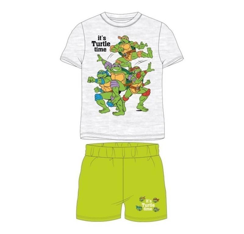 Nickelodeon Pyjama Turtles Jungen-Pyjama "it's Turtle time", Kurzarm, Gr. 104–134 (Set, 2 tlg) von Nickelodeon