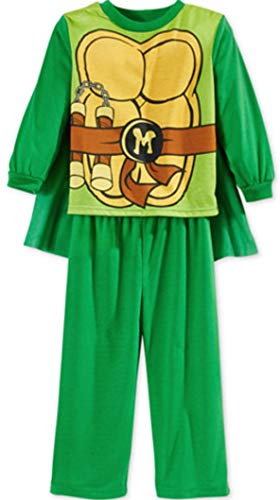 Nickelodeon Schlafanzug 86/92 Ninja Turtle Pyjama 2 t Junge Boy (86/92, Grün) von Nickelodeon