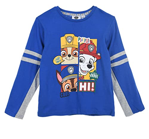 Nickelodeon Paw Patrol Jungen Langarmshirt (Blau,4 Jahre) von Nickelodeon