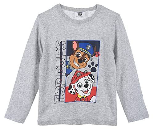 Paw Patrol Jungen Langarmshirt (Hellgrau,6 Jahre) von Nickelodeon