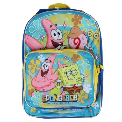 Spongebob Rucksack und Lunchbox für Kinder, Blau von Nickelodeon