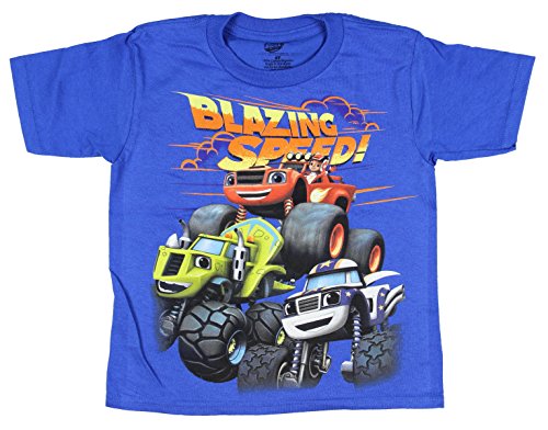 Toddler Boys Blaze And The Monster Trucks Group Shot T-Shirt 4T von Nickelodeon