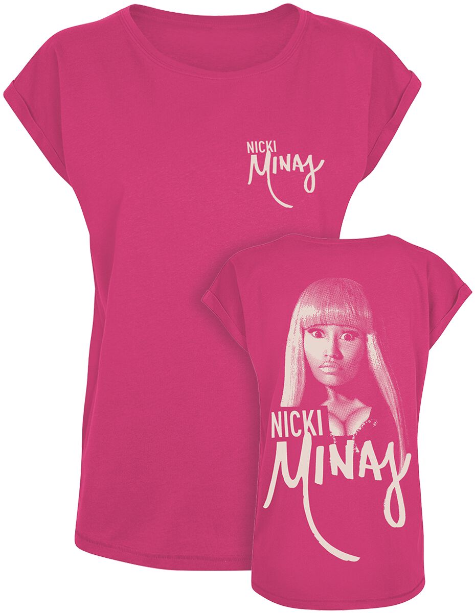 Nicki Minaj T-Shirt - Pink Halftone - S bis XXL - für Damen - Größe L - pink  - Lizenziertes Merchandise! von Nicki Minaj