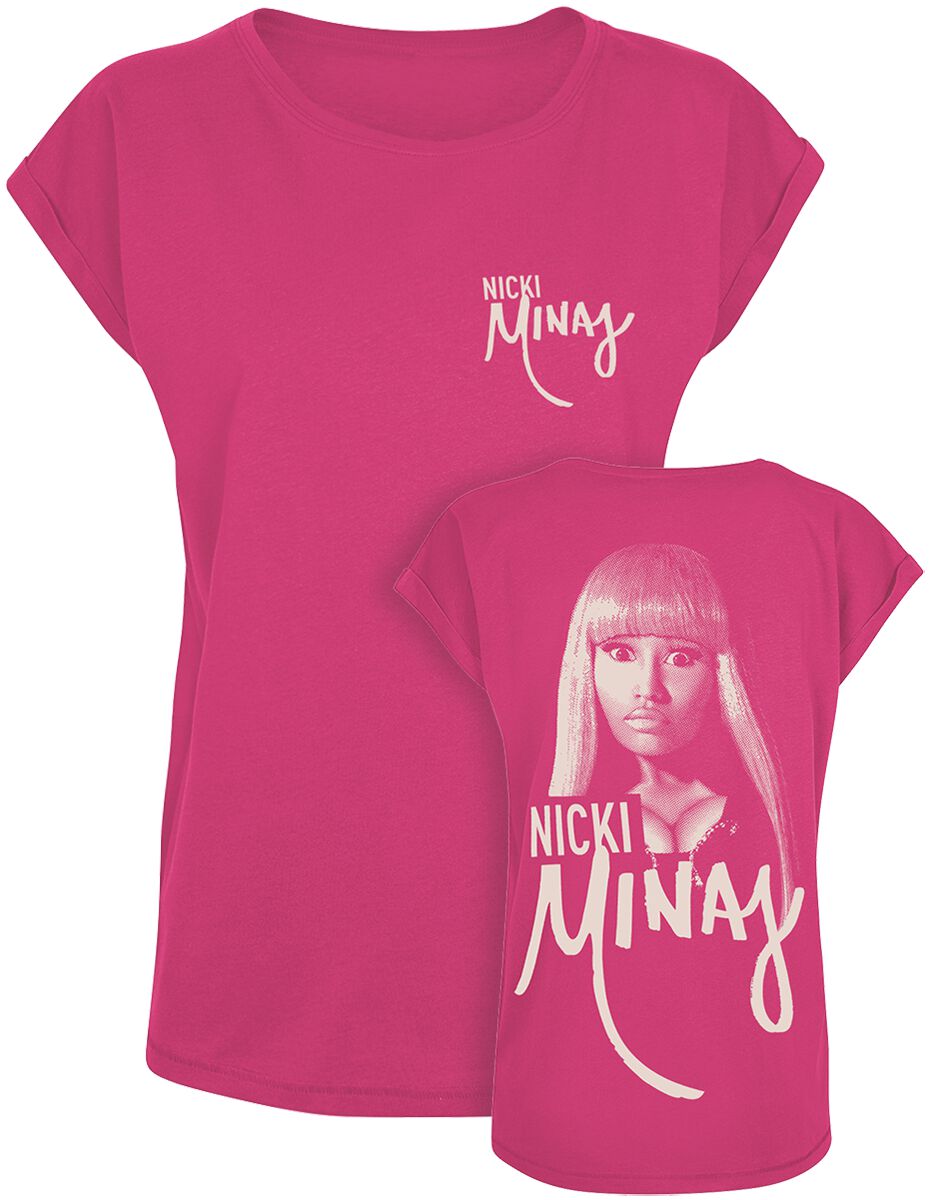 Nicki Minaj T-Shirt - Pink Halftone - S bis XXL - für Damen - Größe M - pink  - Lizenziertes Merchandise! von Nicki Minaj