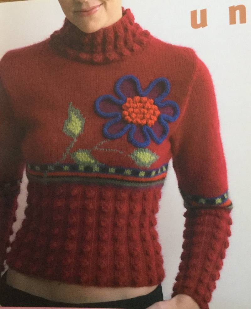 Bommelblume Pullover Bommelblume Pullover von NickyEpstein