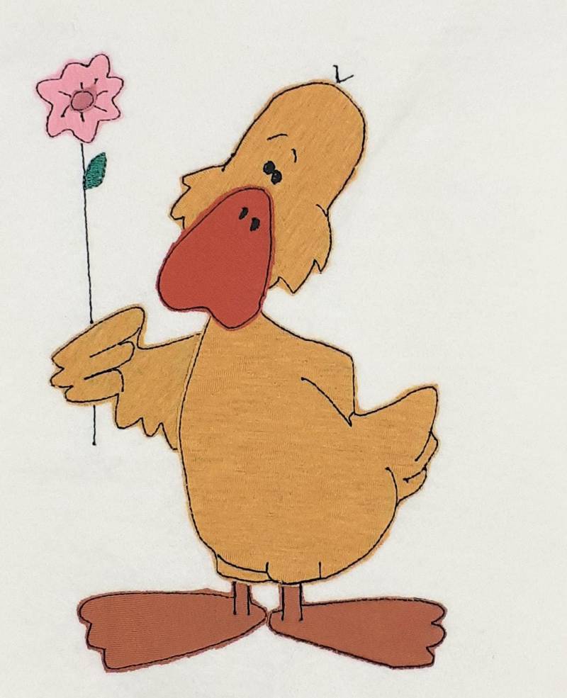 Ente, Patch, Patches, Aufnäher, Applikation Auch Zum Aufbügeln, Bügelbild von NickysNaehtischchen