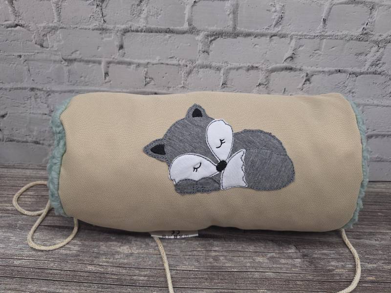 Kinder-Handmuff „Fuchs" - Warm & Wasserabweisend Handgenäht Mit Teddyfutter U. Stickerei Geschenkidee Für Kinder von NickysNaehtischchen