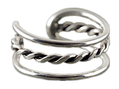 NicoWerk Silberring Ring Silber 925 Verstellbar Damenringe Damen Schmuck SRI103 von NicoWerk