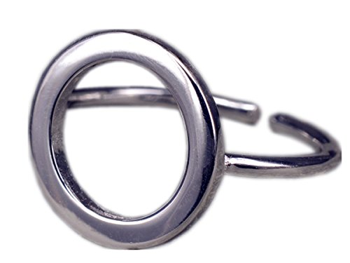 NicoWerk Silberring SCHLICHT Ring Silber 925 Verstellbar Damenringe Damen Schmuck SRI162 von NicoWerk