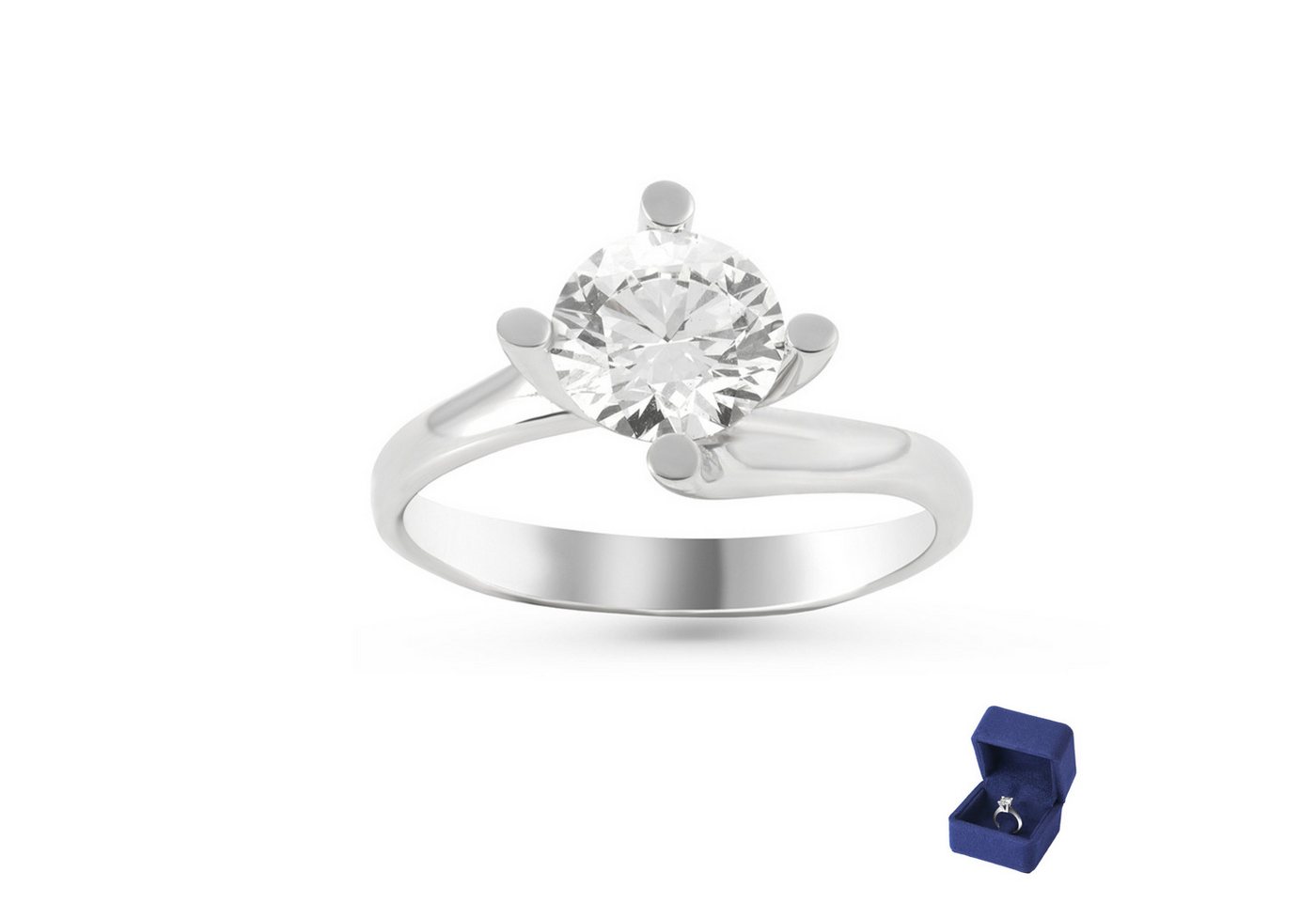 Nicole Manson Diamantring Labordiamant 1.00ct bis 3.00ct 585 Gold Ringe, Solitärringe Nicole Manson Diamantring Labordiamant 1.00ct bis 3.00ct 585 Gold Ringe, Solitärringe von Nicole Manson