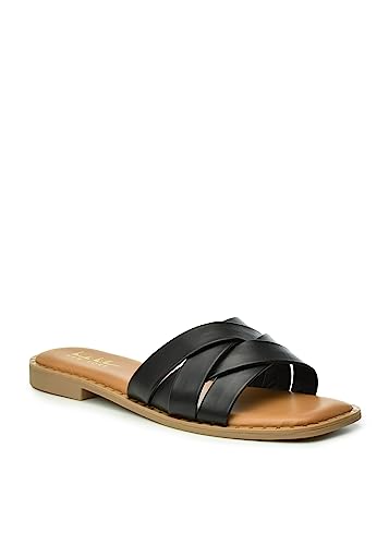 Nicole Miller Rally Damen Sandalen, Schwarz, 39 EU von Nicole Miller New York