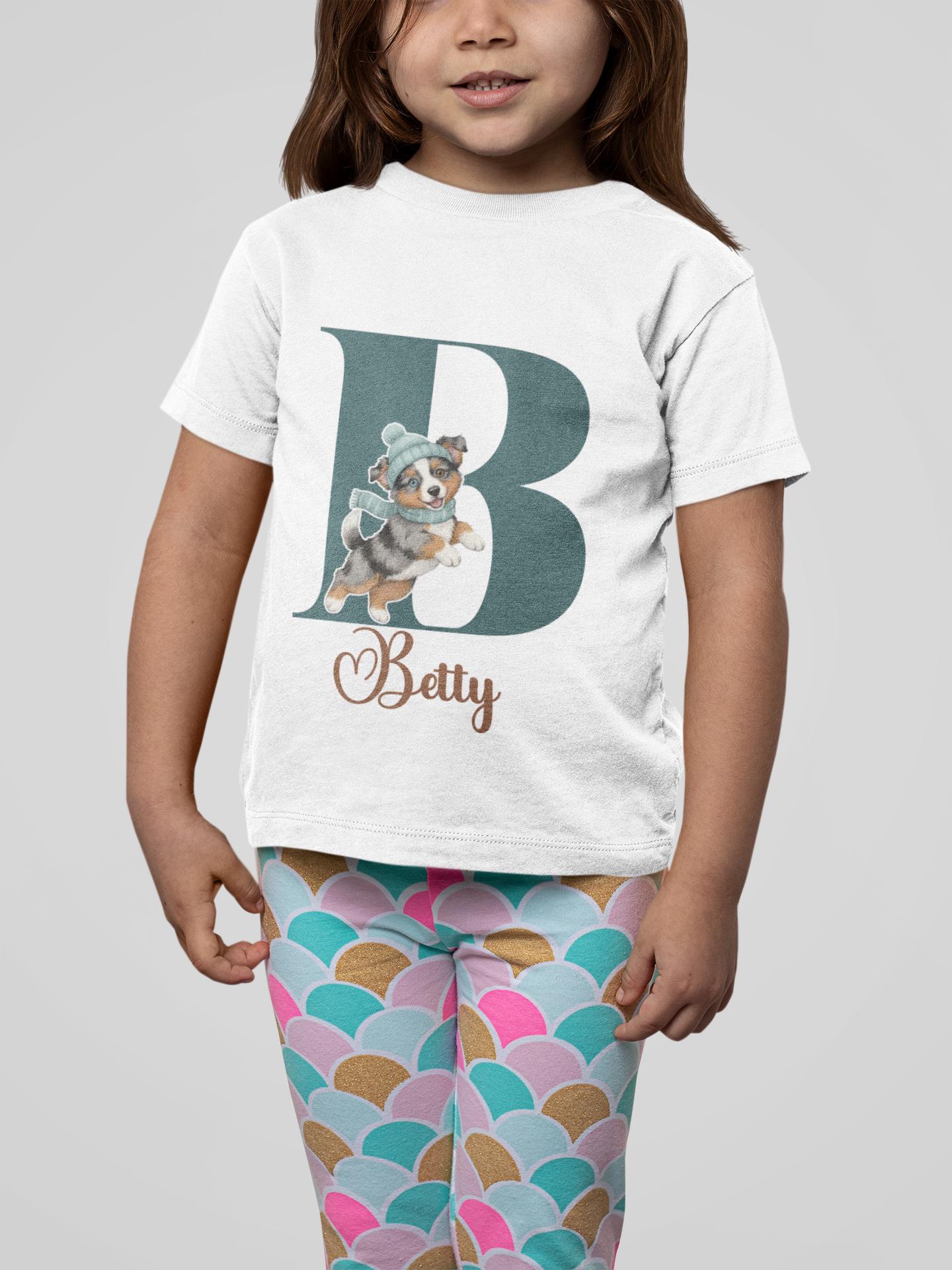 Personalisiertes Kinder Shirt, Aussie Motiv, Namens Shirt Für Junge Und Mädchen, Australian Shepherd Alle Fellfarben, Kids Geschenk von NicolesAussieLove
