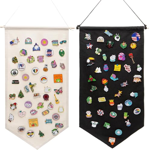 Nicoone 2PCS Pin Abzeichen Display Fall Hängen Brosche Pin Organizer Display Pins Lagerung Fall Pin Display Wimpel Banner für Emaille Revers Abzeichen Sammlung Nicoone 2PCS Pin Abzeichen Display Fall Hängen Brosche Pin Organizer Display Pins Lagerung Fall Pin Display Wimpel Banner für Emaille Revers Abzeichen Sammlung von Nicoone