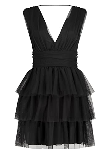 Nicowa Damen Mini Tüllkleid - STELLOWA Black 42 von Nicowa