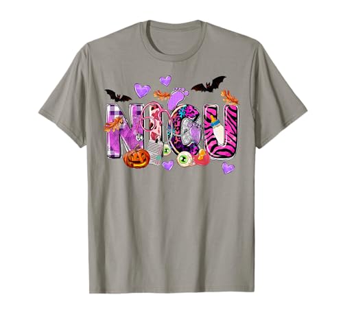 Nicu Krankenschwester Halloween Kostüm Still-Peeling-Top Damen Herren T-Shirt von Nicu Nurse Halloween Nursing Scrub Top Shirt