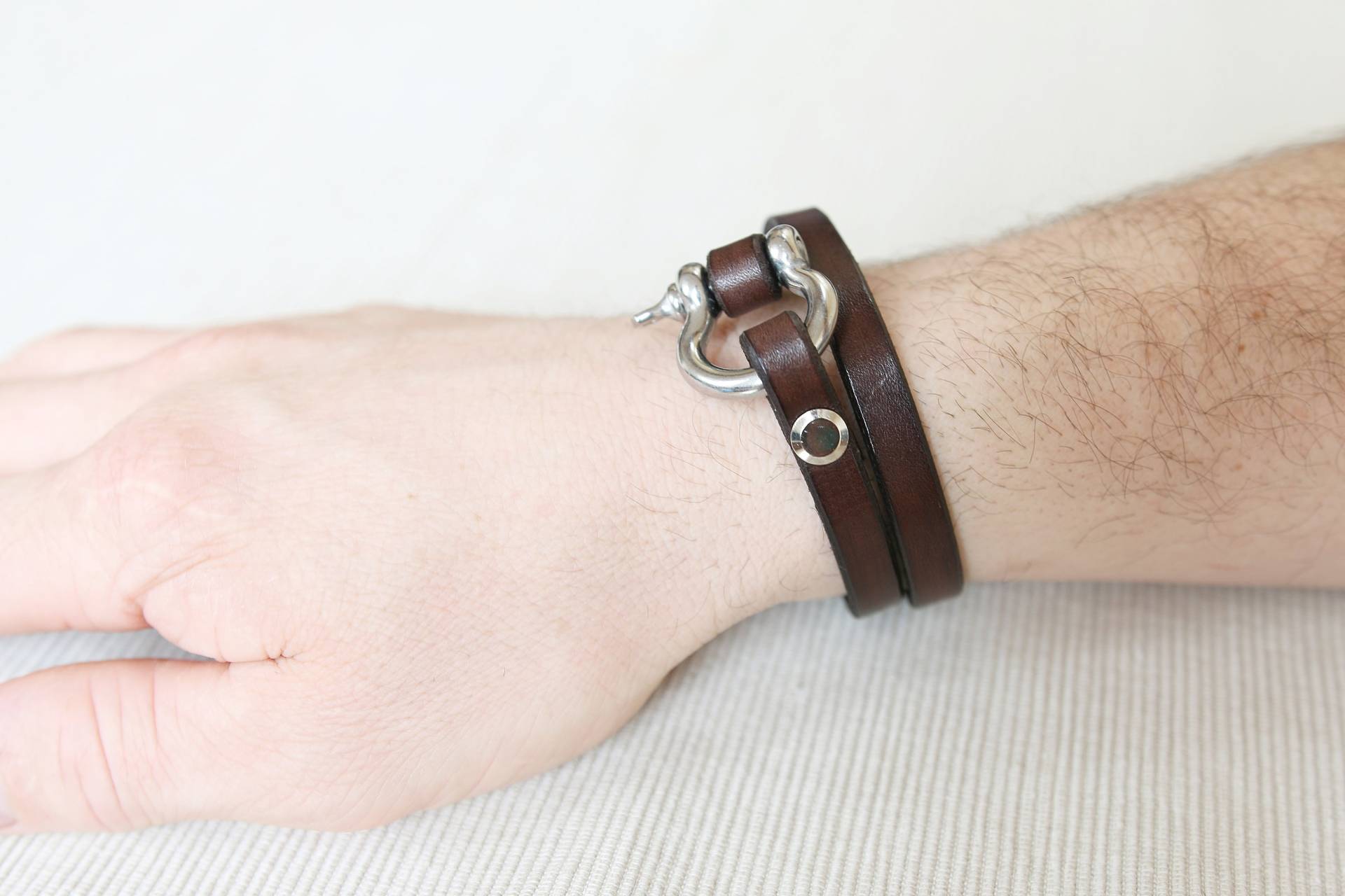 Armband Mit Schnalle Für Männer - Perfektes Geschenk Ihn von NidaCrafts