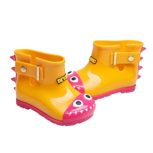 Nidddiv Baby Sportschuhe 23 Kleinkind Baby Dinosaurier Regen Stiefel Booties Freizeitschuhe Sportschuhe 22 (Yellow, 26) von Nidddiv
