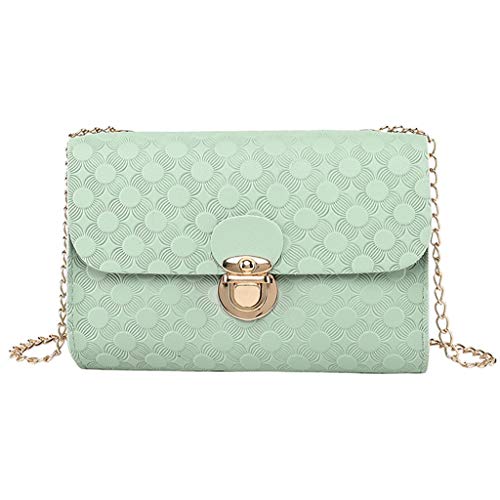 Nidddiv Gaming Taschen Lady Handtasche Deckel Rucksack Brief Schultern Mobile Modetasche Botschafter kleine Tasche Taschen Damen Schwarz Günstig (Green, One Size) von Nidddiv