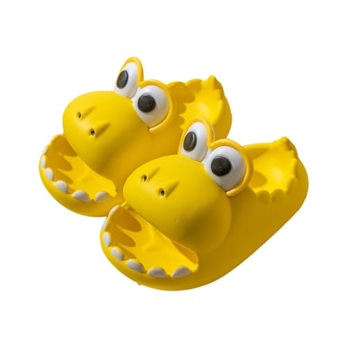 Nidddiv Hausschuhe Kinder Winter Kleinkind Mädchen Niedlich Strand Wasser rutschfeste Hausschuhe Schuhe Flauschige Pantoffeln Damen (Yellow, 23.5 Infant) von Nidddiv