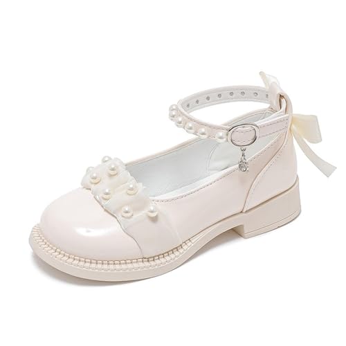 Nidddiv Kairo Kids Frühling Zehe einfarbig Schleife Freizeitschuhe Kinderschuhe Jungs (White, 25.5 Toddler) von Nidddiv
