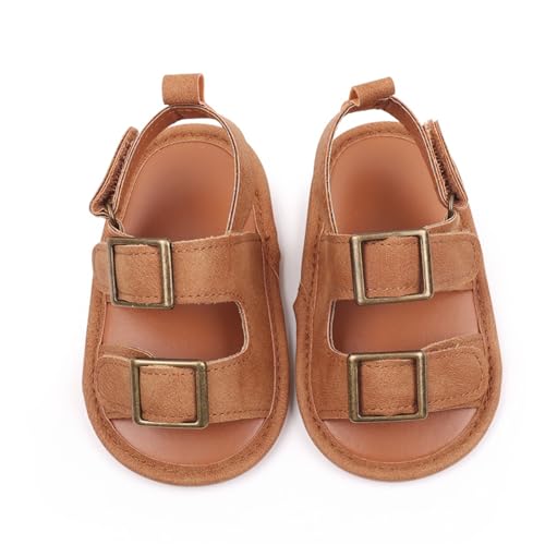 Nidddiv Sandalen Kleinkind Junge Frühling Zehe einfarbig Schleife Freizeitschuhe Outdoor Schuhe Baby (BW2, 19 Infant) von Nidddiv