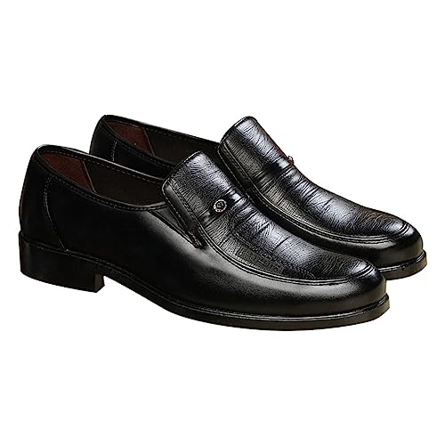 Schwarze formelle Schuhe für Männer Smart Oxford Brogues Derby Kleid Herren Schuhe Kunstleder Schuhe Formale Hochzeit Schuhe Business Arbeit PU Leder Schuhe Business Kleid Schuhe Tanzschuhe, Schwarz , von Nidddiv