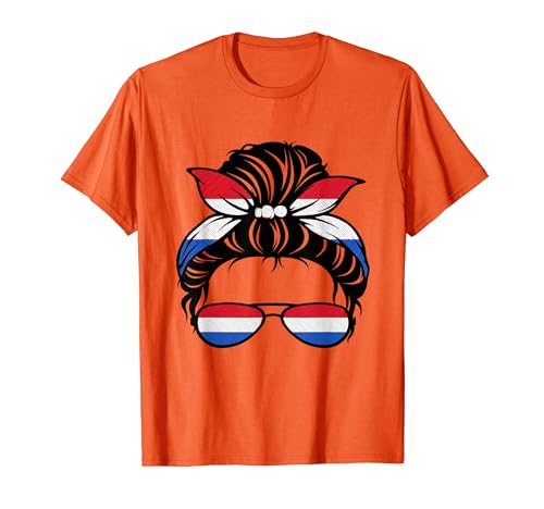 Niederlande Flagge Holland Damen Herren Kinder Nederland T-Shirt von Niederlande Fahne Netherlands Flag Frauen Männer