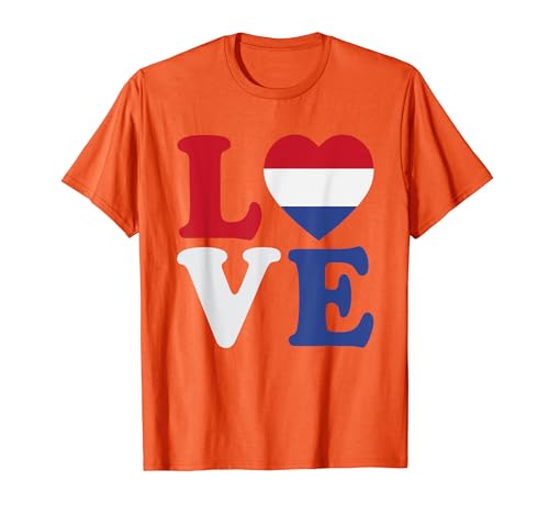Niederlande Flagge Holland Damen Herren Kinder Nederland T-Shirt von Niederlande Fahne Netherlands Flag Frauen Männer