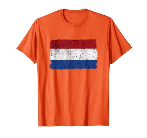 Niederlande Flagge Holland Damen Herren Kinder Nederland T-Shirt Niederlande Flagge Holland Damen Herren Kinder Nederland T-Shirt von Niederlande Fahne Netherlands Flag Frauen Männer