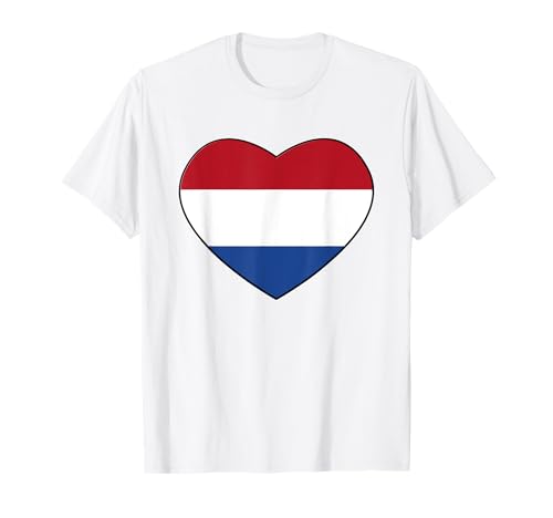 Niederlande Flagge Holland Damen Herren Kinder Nederland T-Shirt von Niederlande Fahne Netherlands Flag Frauen Männer