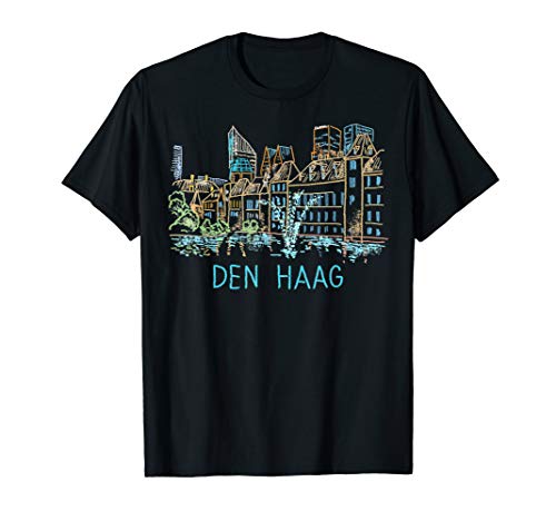 Den Haag Niederlande Kunstgeschenk Männer Frauen T-Shirt Den Haag Niederlande Kunstgeschenk Männer Frauen T-Shirt von Niederlande Städte