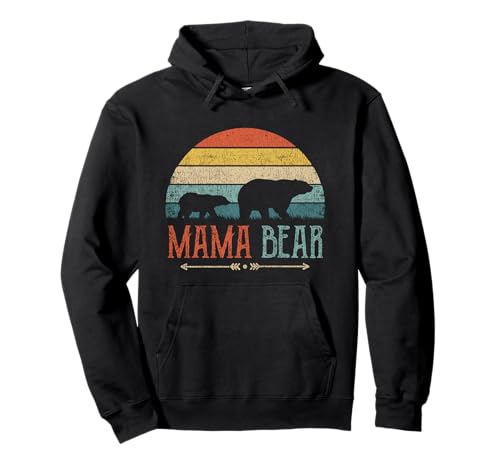 Mama Bär Muttertag Witziges Geschenk Mutter Mama Bear Pullover Hoodie von Niedliche Bär Familie passende Shirts & Geschenke