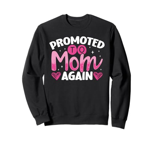 Befördert Zur Mama Again Schwangerschaftsankündigung Sweatshirt Befördert Zur Mama Again Schwangerschaftsankündigung Sweatshirt von Niedliche Familienschwangerschaft Enthüllung