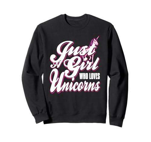 Fantasie Einhorn Mädchen Spruch Rosa Humor Sweatshirt Fantasie Einhorn Mädchen Spruch Rosa Humor Sweatshirt von Niedliche Magische Tierwelt Regenbogen Stil