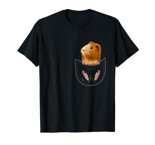 Meerschwein in Brusttasche Kinder Geschenk Meerschweinchen T-Shirt von Niedliche Meerschwein Kleidung