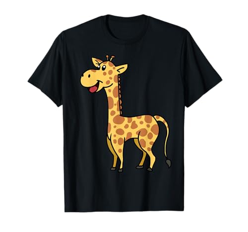 Niedliche Tiere Geschenkideen für Kinder Geschenke Giraffe Kinder Zeichnung niedlich Afrika Giraffen Safari T-Shirt von Niedliche Tiere Geschenkideen für Kinder Geschenke