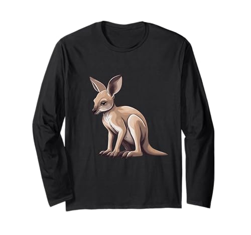 Känguru Kinder Australien Langarmshirt von Niedliche Tiere Geschenkideen für Kinder Geschenke